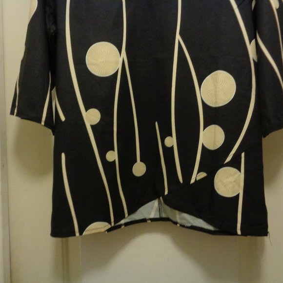 DANISH MODERN ART BLOUSE 2 X. - Picture 3 of 5